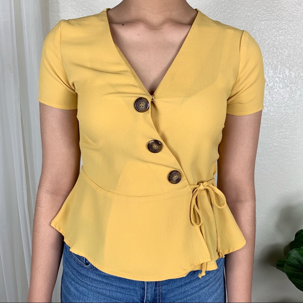 HIATUS Yellow Blouse
